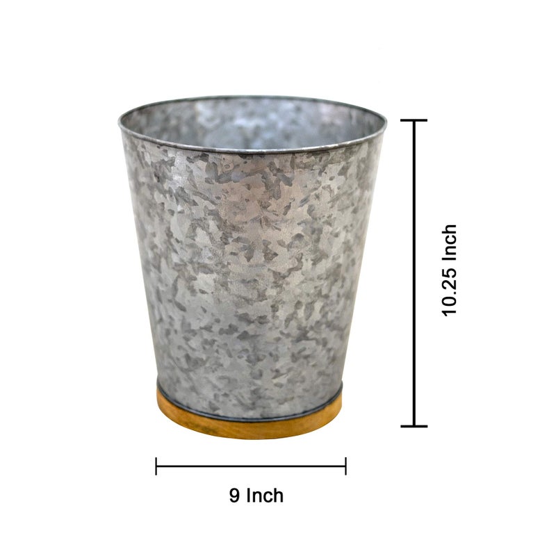 Nu-Steel سلة مهملات مجموعة نُو ستيل كونفيتي مثالية للمنزل وإكسسوارات الحمام - Image 2